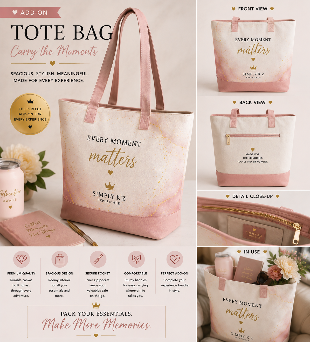 Personalized Tote Bag Add-on